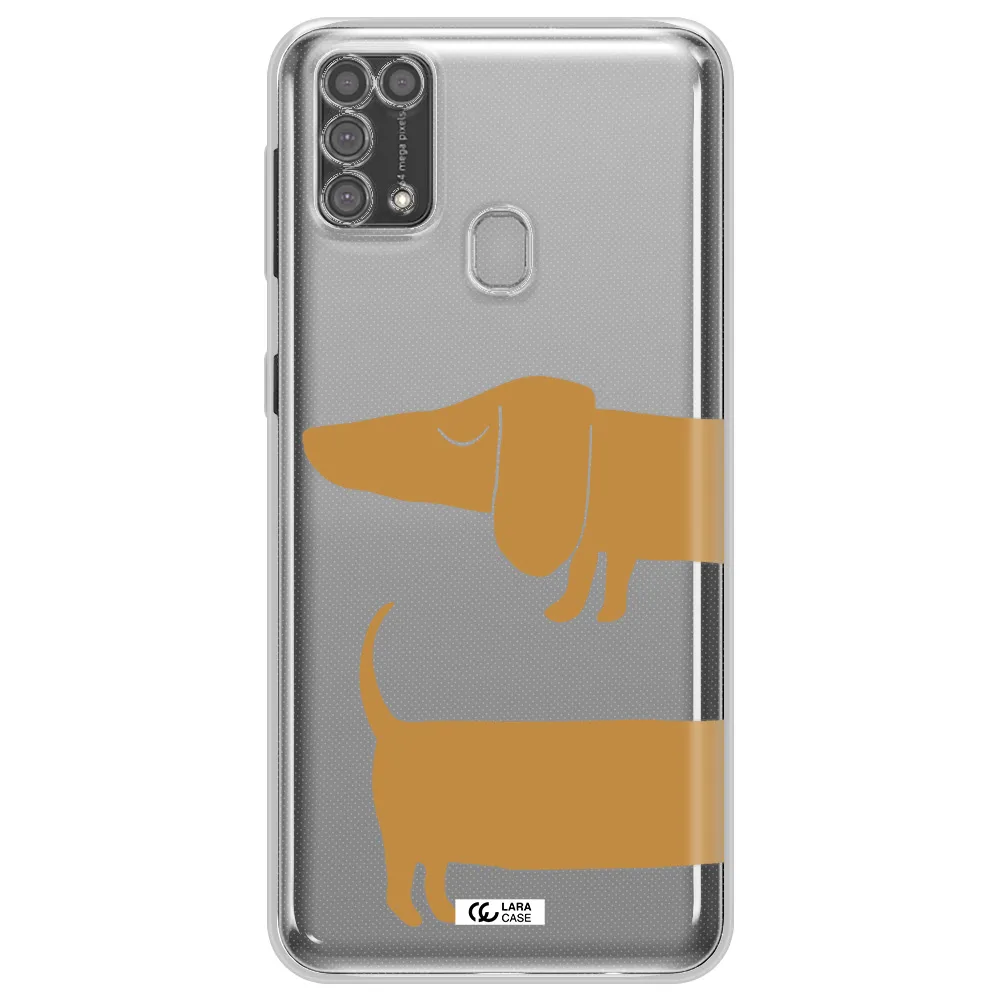 Dachshund Samsung M31 Clear TPU Case