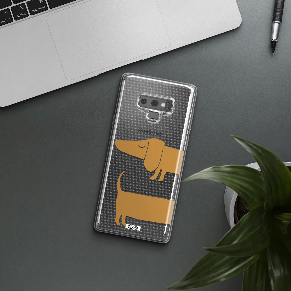 Dachshund Samsung Note 9 Clear TPU Case