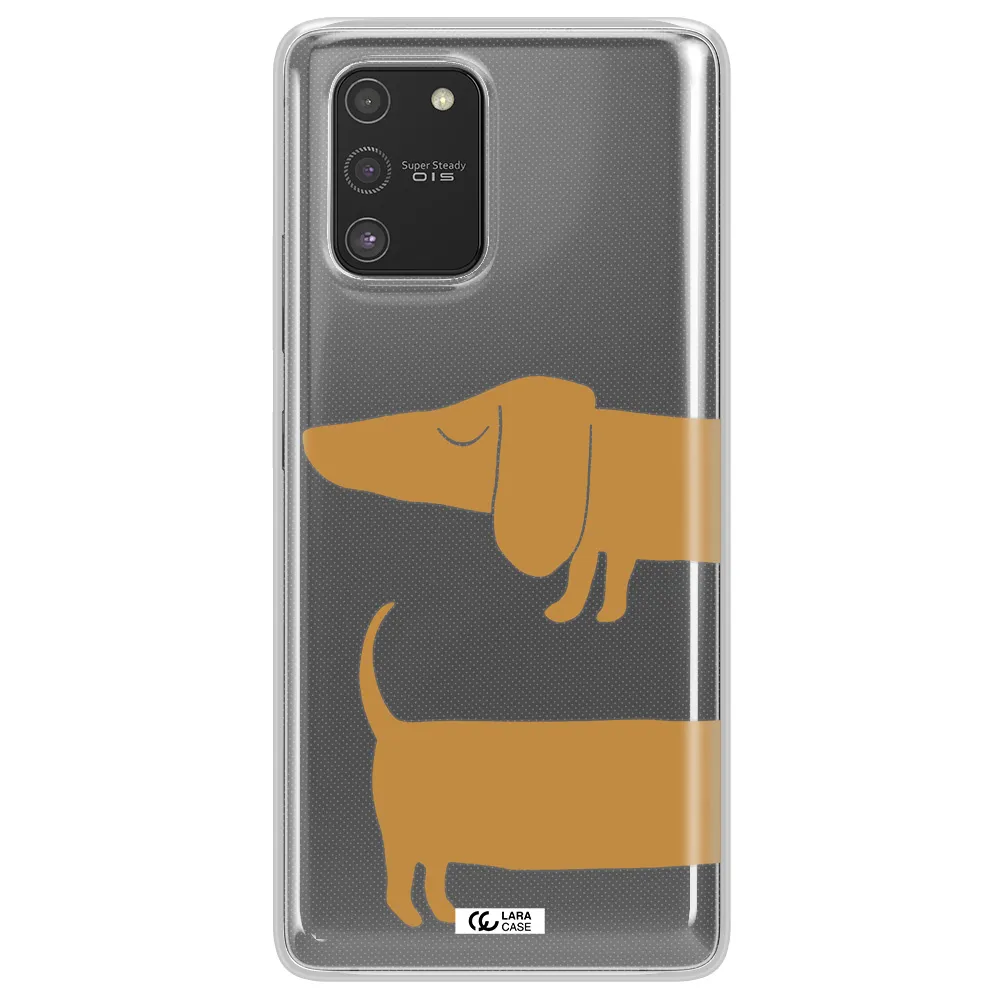 Dachshund Samsung S10 Lite Clear TPU Case