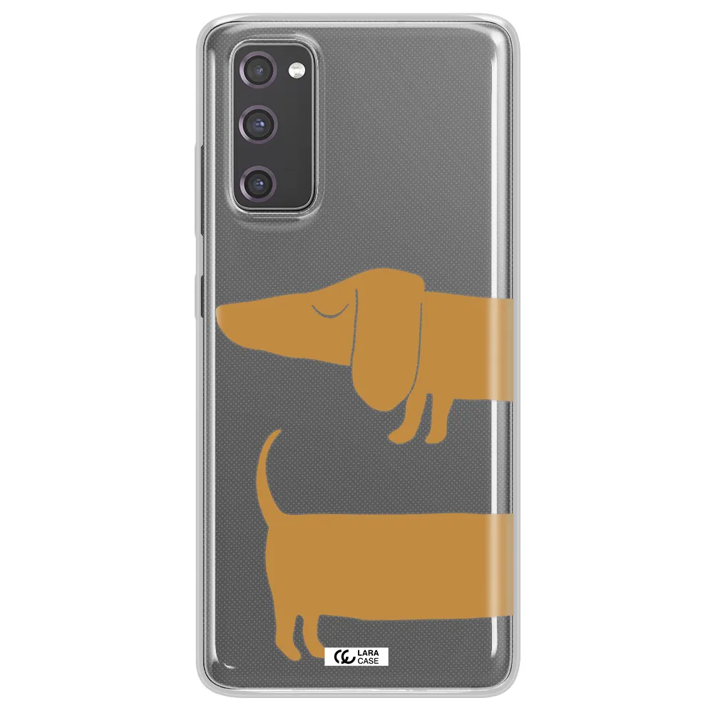 Dachshund Samsung S20 Fe Clear TPU Case