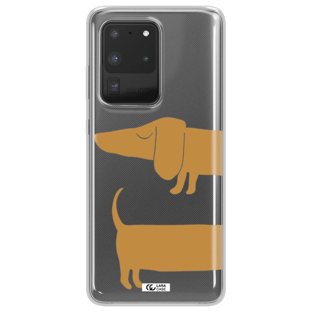 Dachshund Samsung S20 Ultra Clear TPU Case