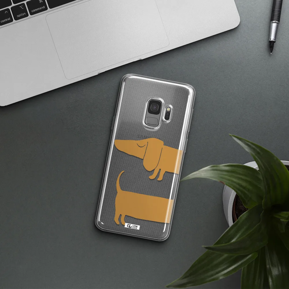 Dachshund Samsung S9 Clear TPU Case