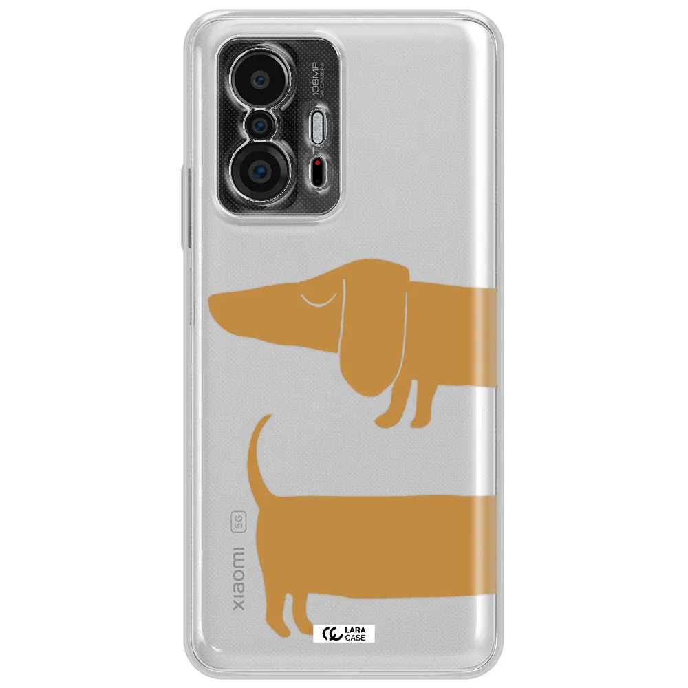 Dachshund Xiaomi 11T Clear Tpu Case