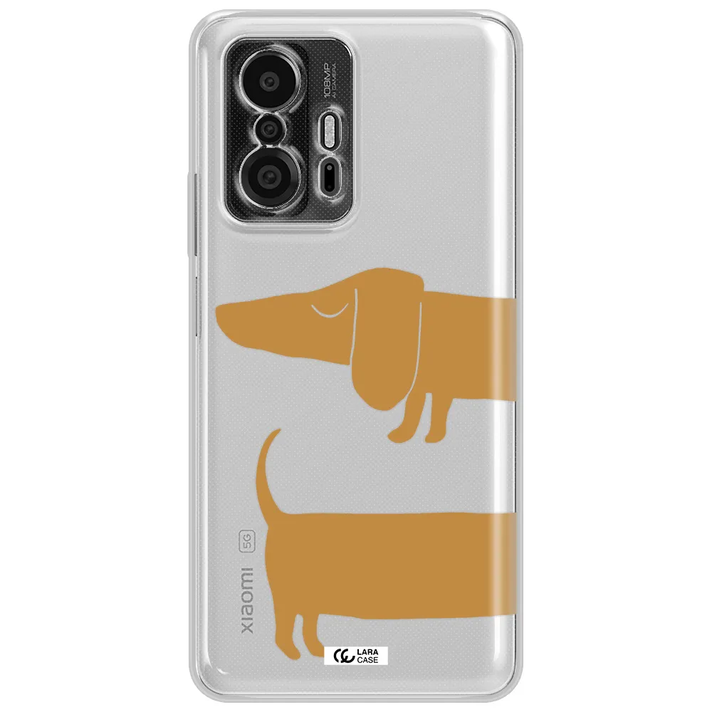 Dachshund Xiaomi 11T Pro Clear Tpu Case