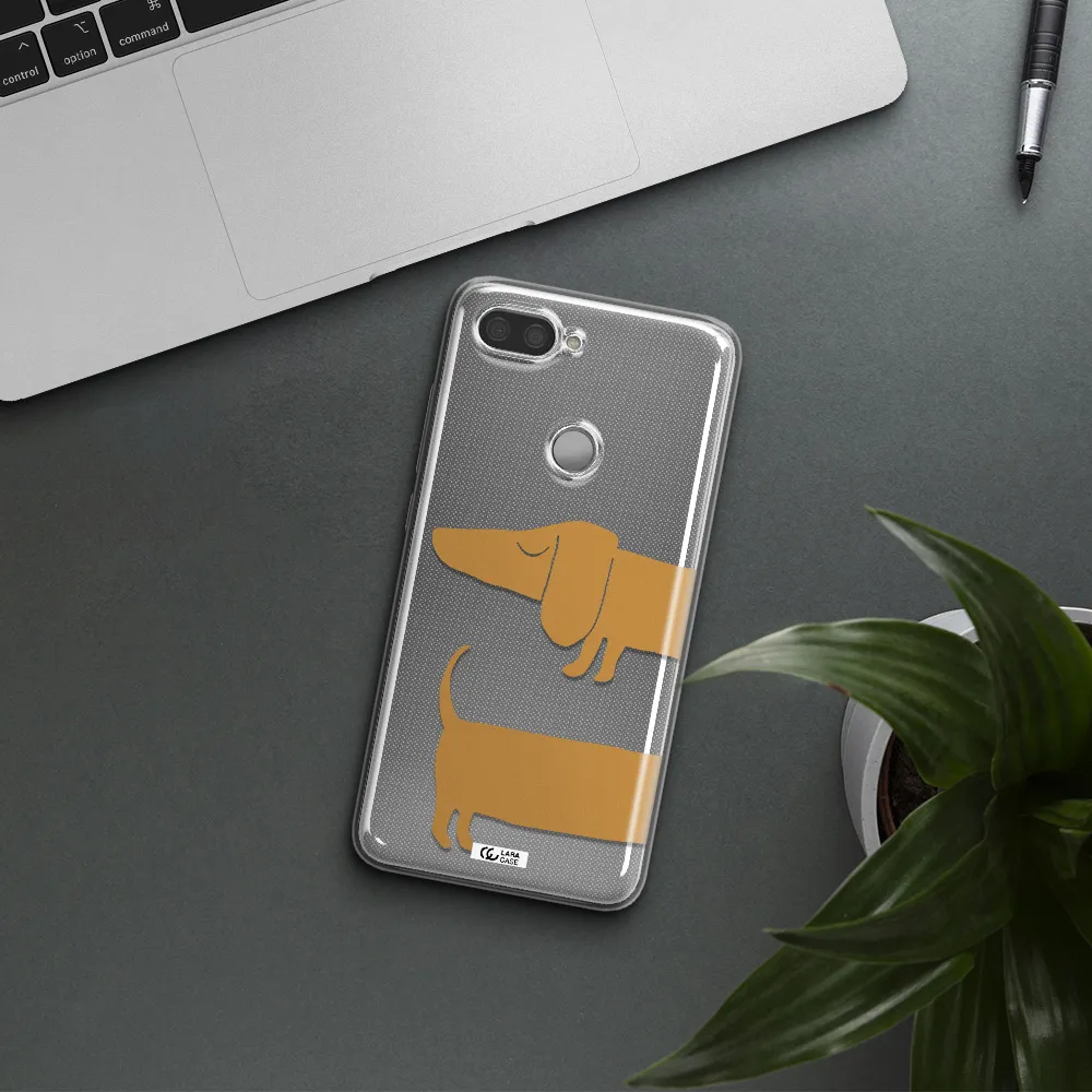 Dachshund Xiaomi Mi 8 Lite Clear TPU Case