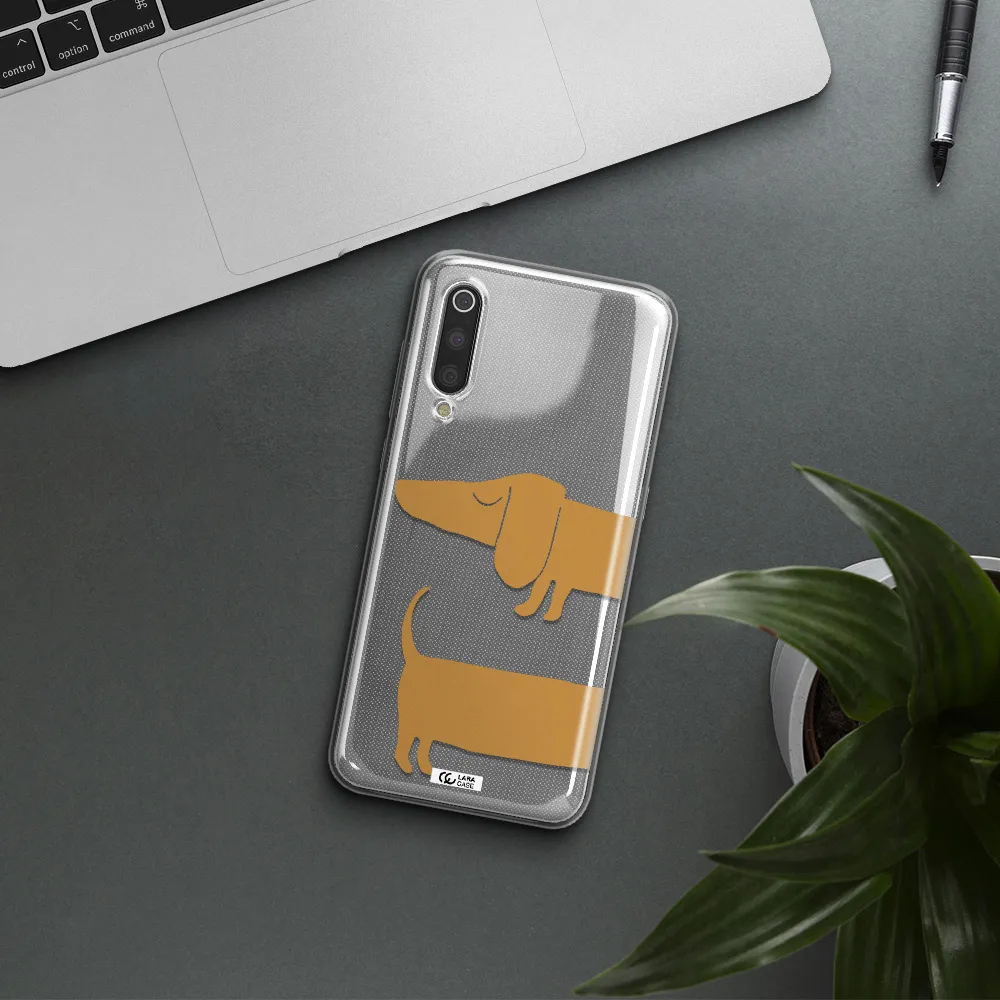 Dachshund Xiaomi Mi 9 Clear TPU Case