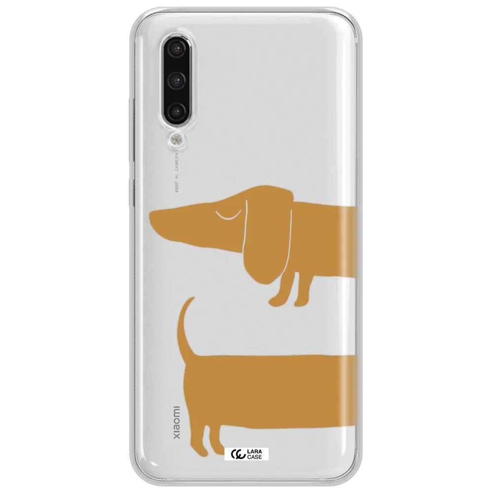Dachshund Xiaomi Mi 9 Lite Clear Tpu Case