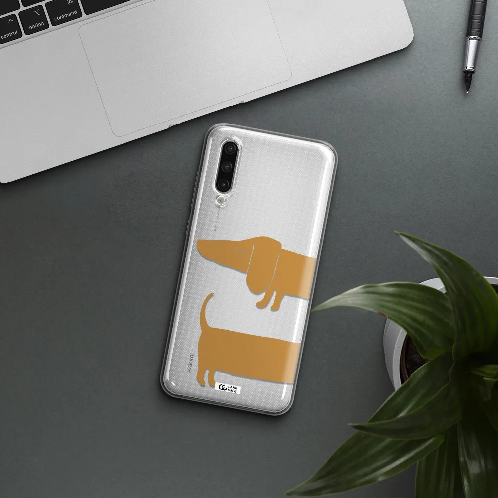 Dachshund Xiaomi Mi 9 Lite Clear Tpu Case
