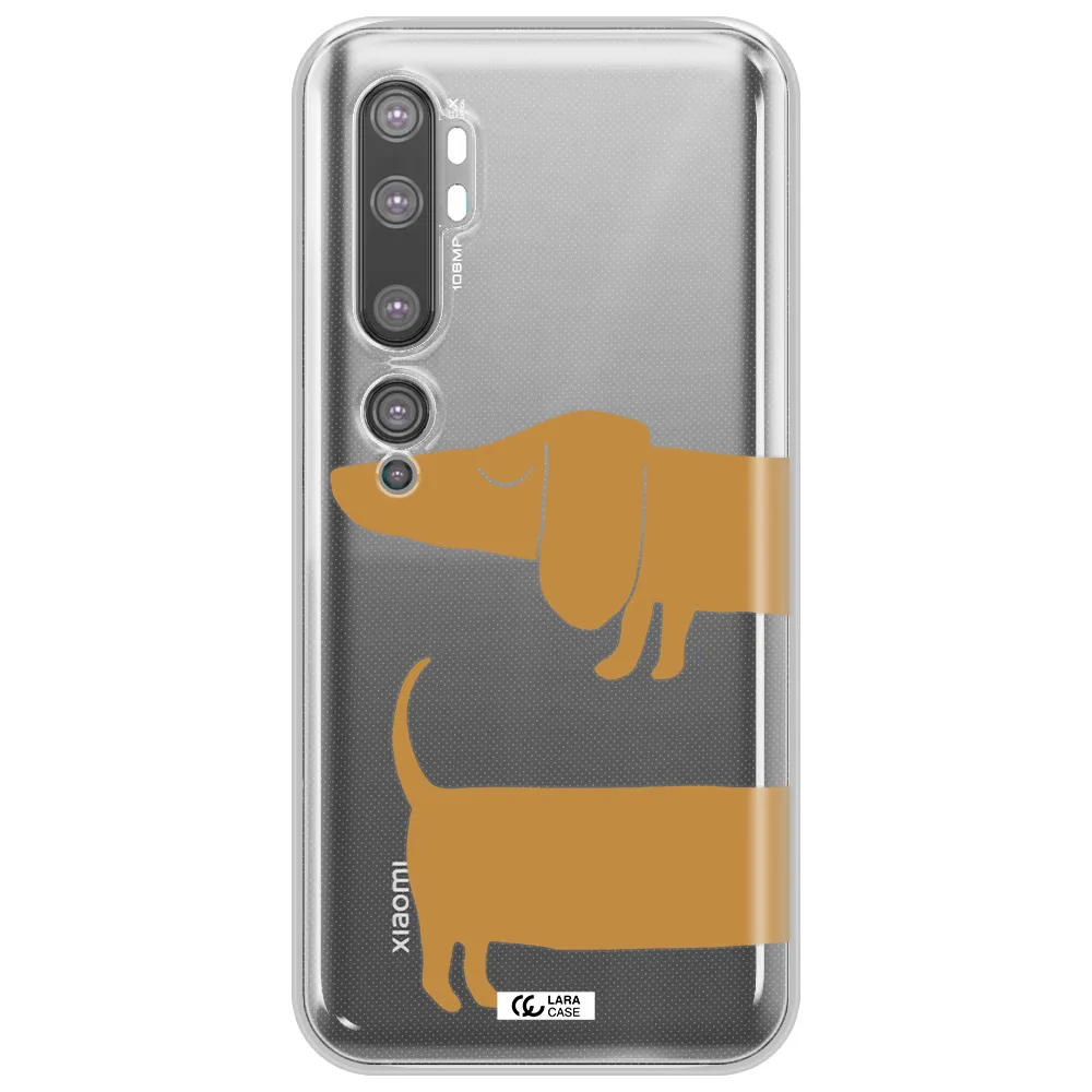 Dachshund Xiaomi Mi Note 10 Clear TPU Case