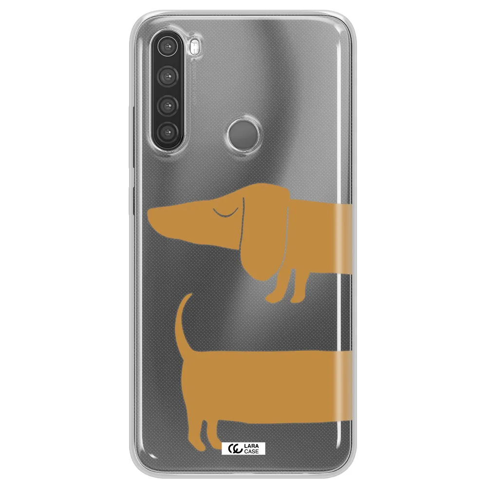 Dachshund Xiaomi Note 8 Clear TPU Case