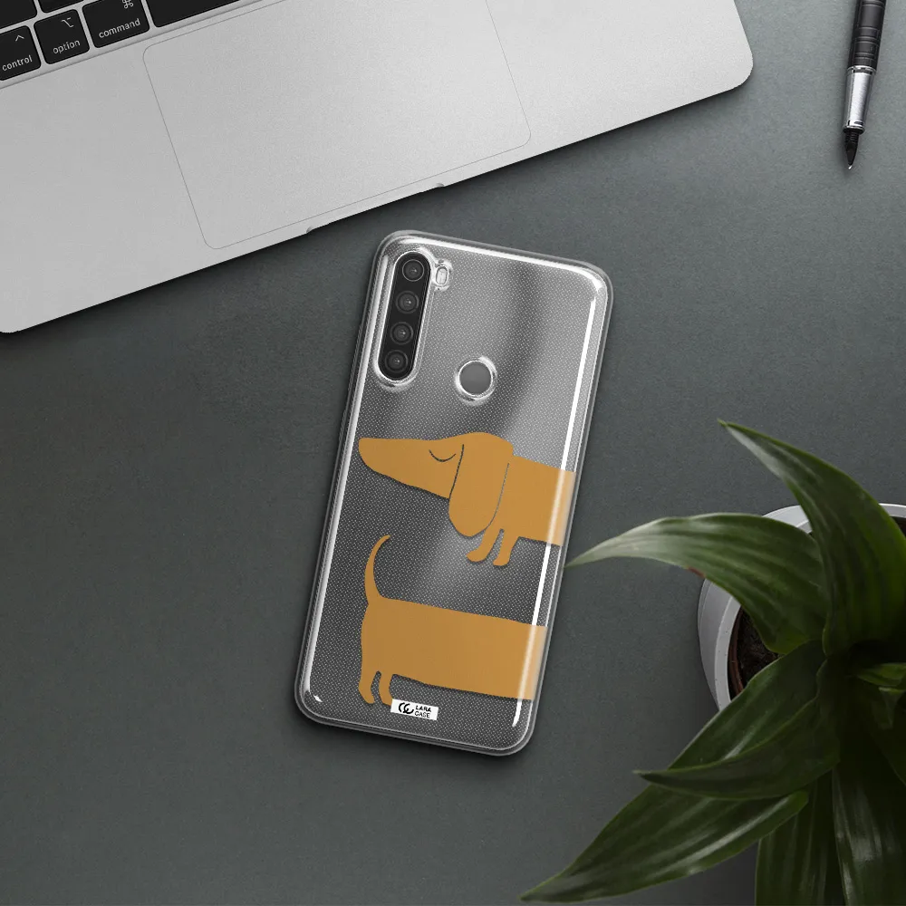 Dachshund Xiaomi Note 8 Clear TPU Case