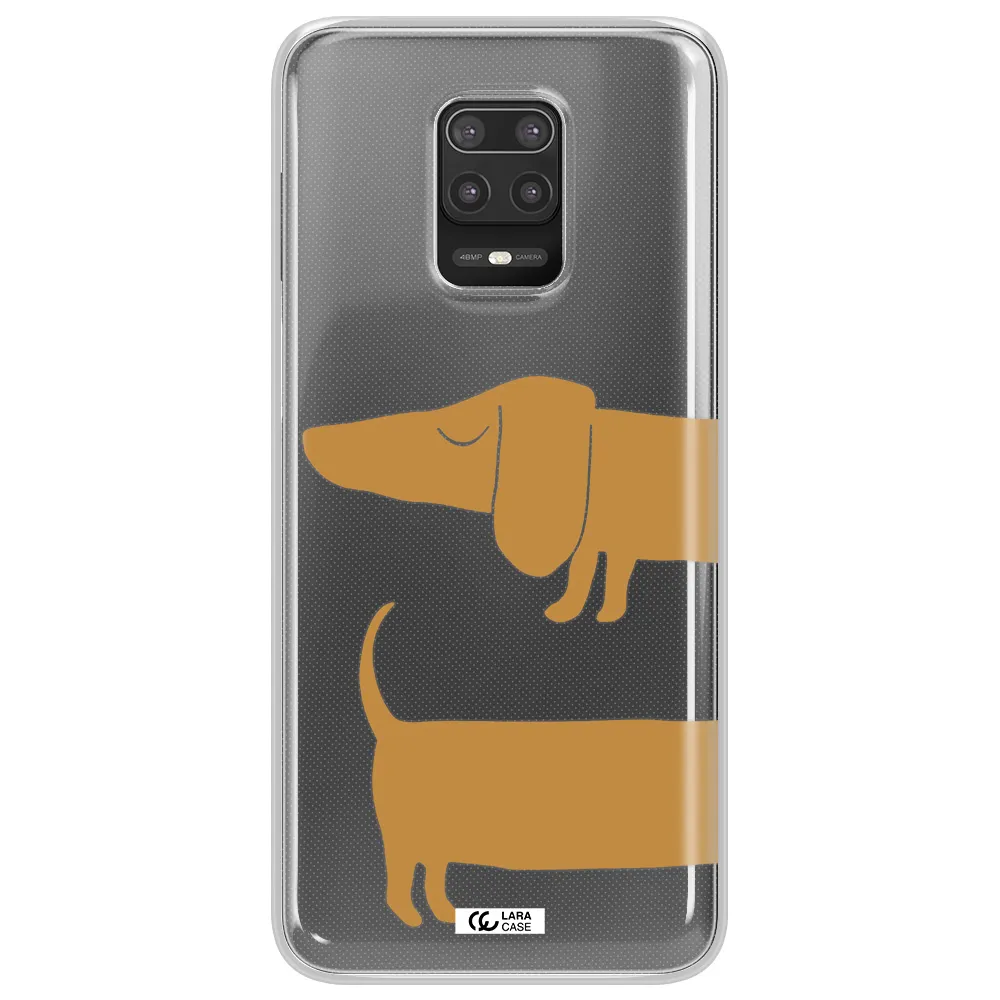 Dachshund Xiaomi Note 9S Clear TPU Case