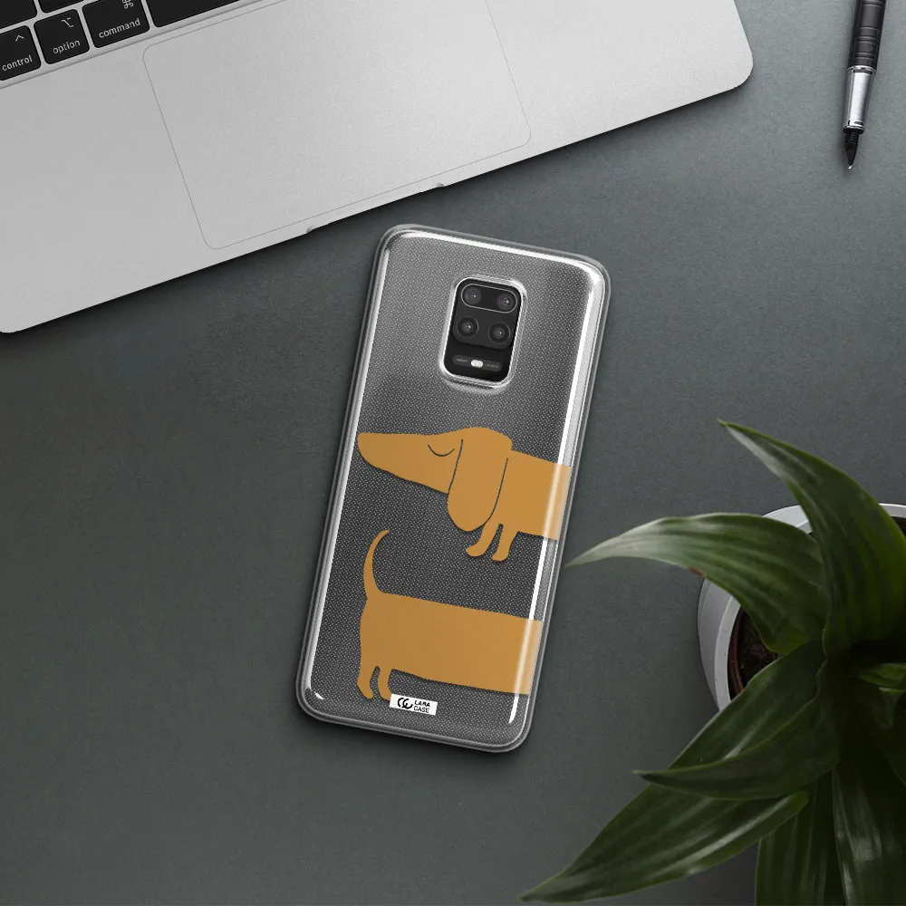 Dachshund Xiaomi Note 9S Clear TPU Case