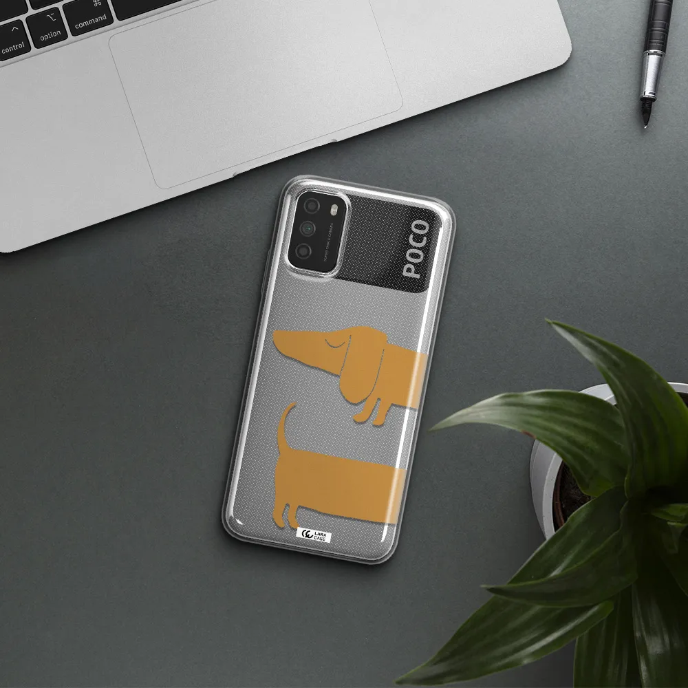 Dachshund Xiaomi Poco M3 Clear TPU Case