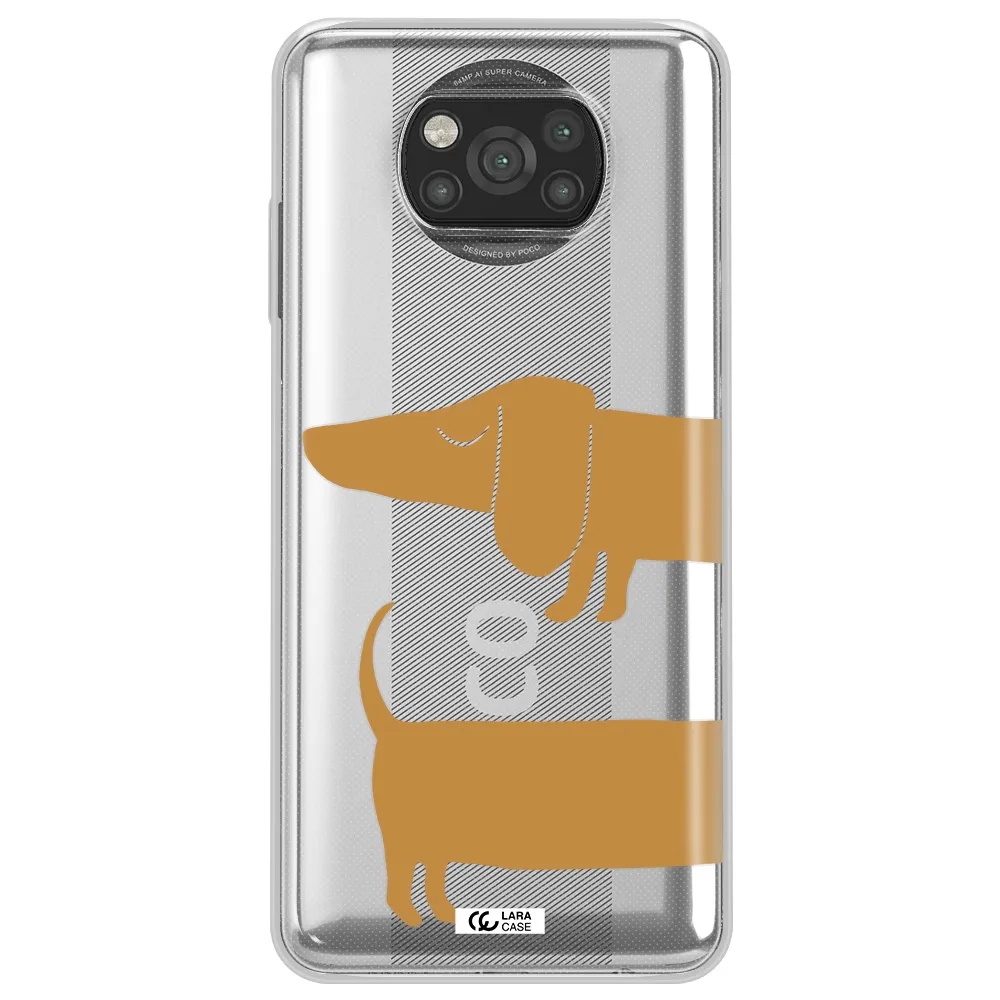 Dachshund Xiaomi Poco X3 Clear TPU Case