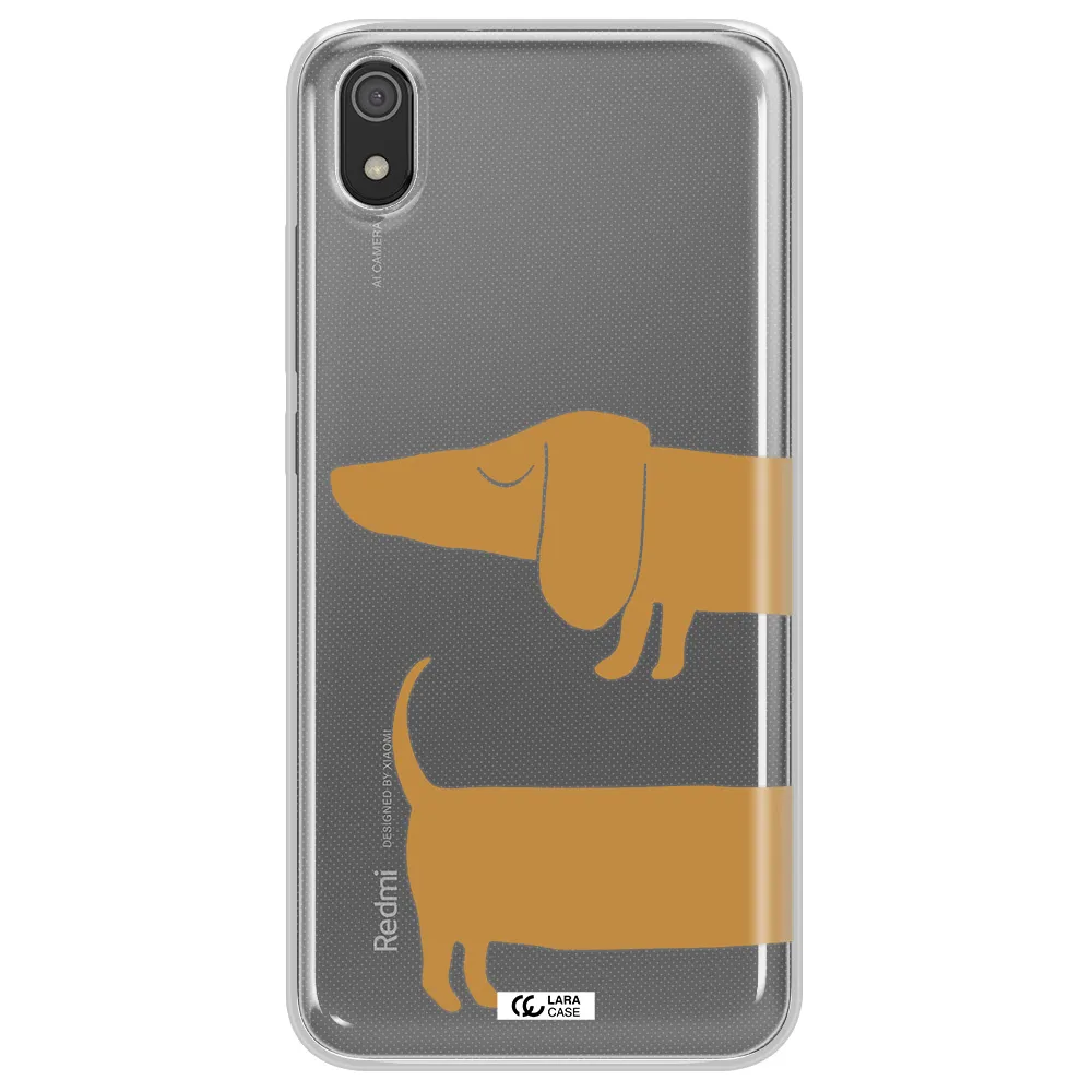 Dachshund Xiaomi Redmi 7A Clear TPU Case