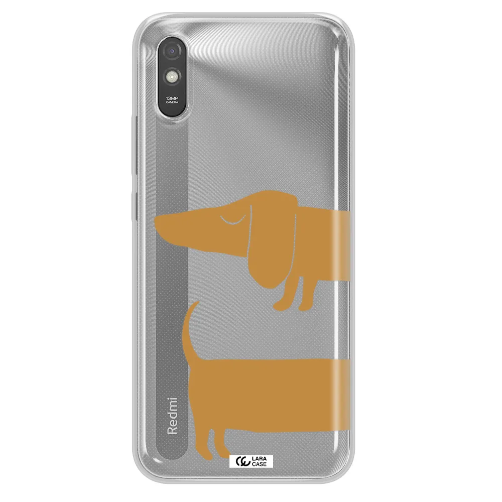 Dachshund Xiaomi Redmi 9A Clear TPU Case