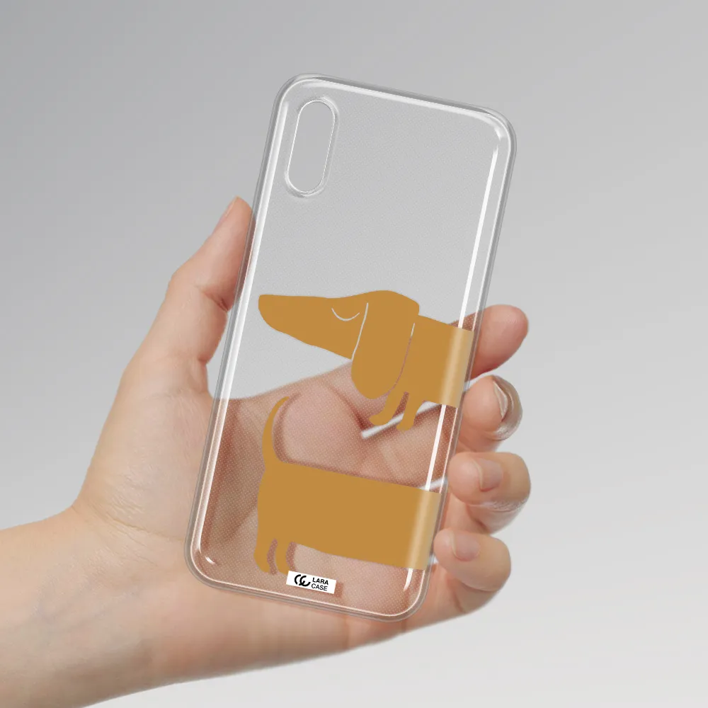 Dachshund Xiaomi Redmi 9A Clear TPU Case