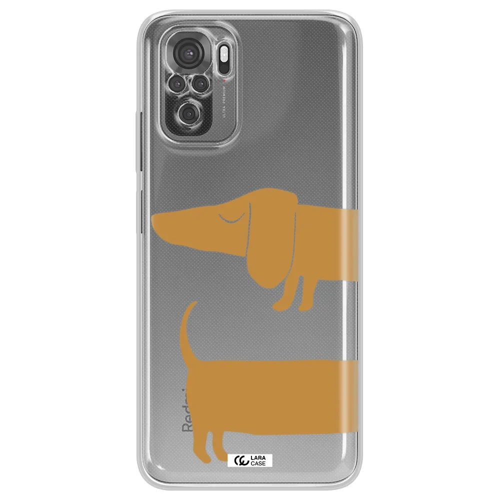 Dachshund Xiaomi Redmi Note 10S Clear Tpu Case