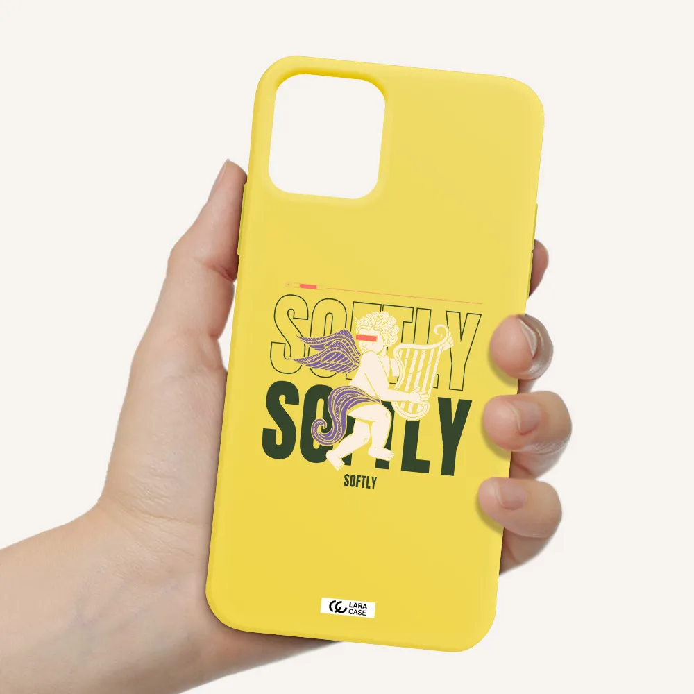 Orpheus Apple iPhone 11 pro max Silicone canary yellow Case