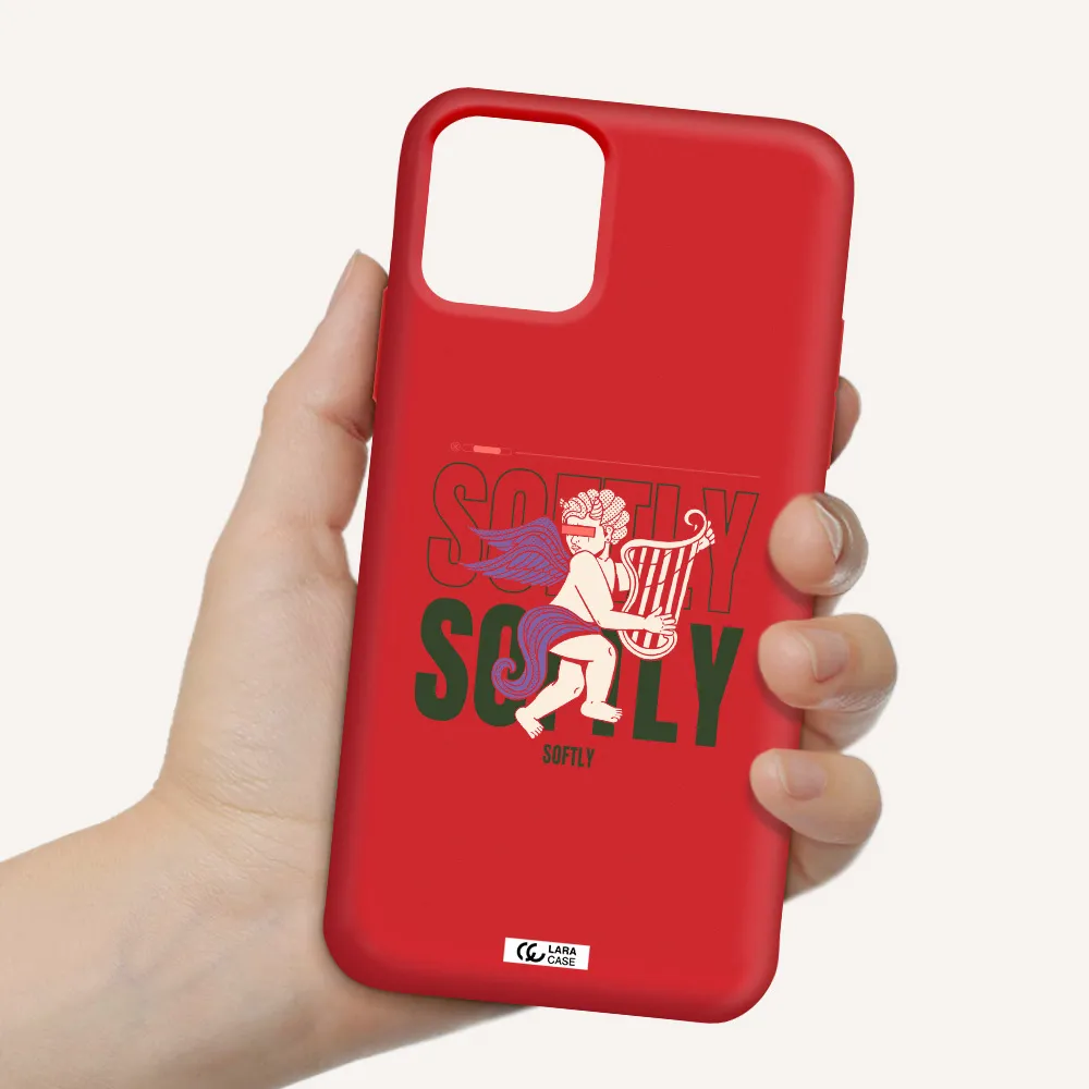 Orpheus Apple iPhone 11 pro Silicone Imperial Red Case