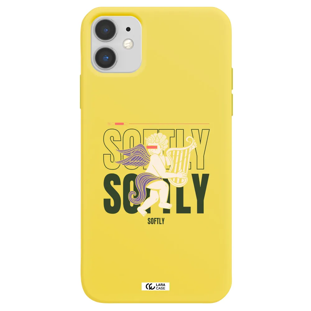 Orpheus Apple iPhone 11 Silicone canary yellow Case