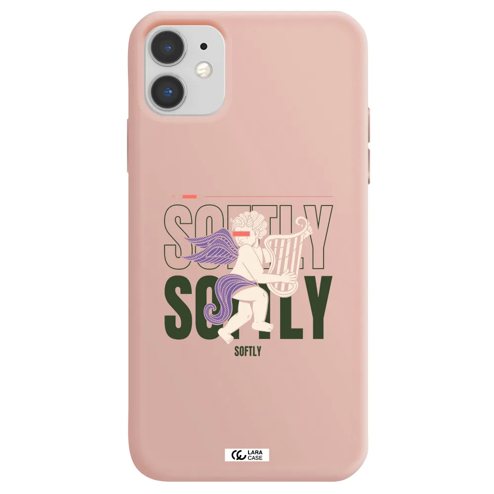 Orpheus Apple iPhone 11 Silicone pastel pink Case