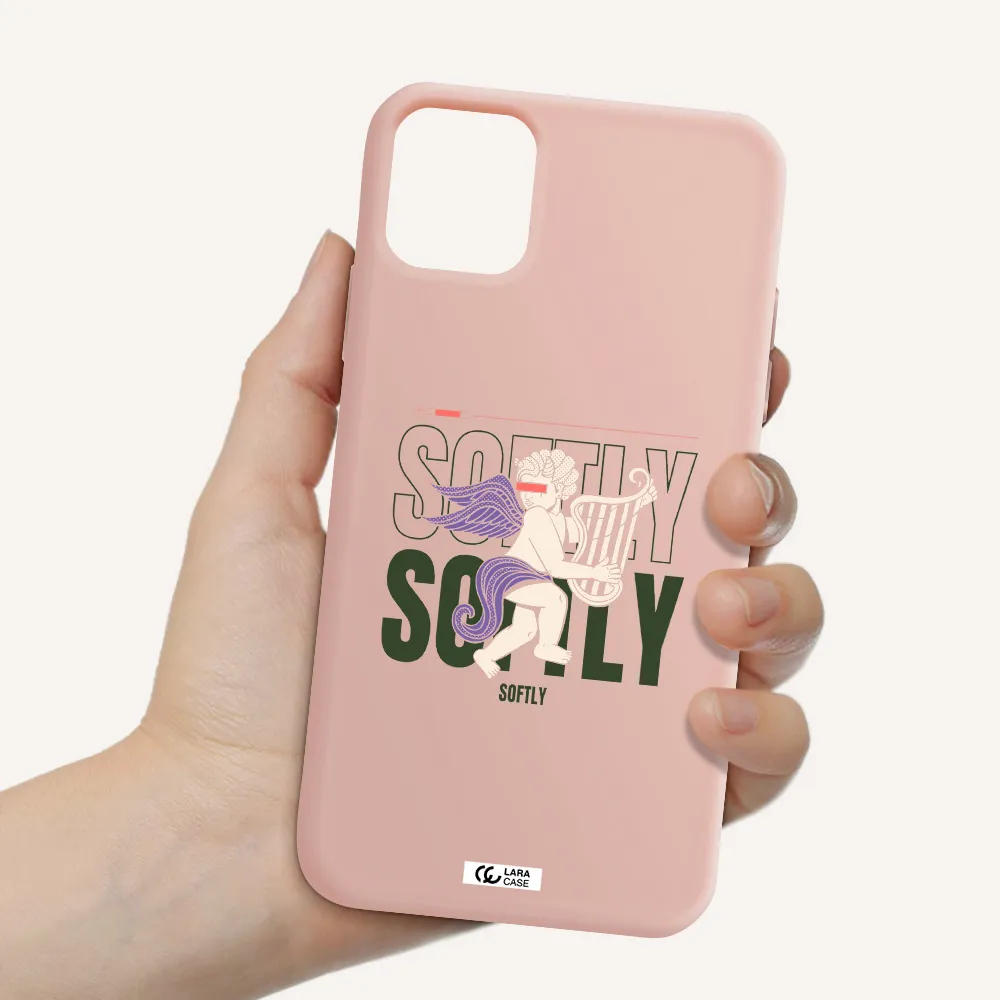 Orpheus Apple iPhone 11 Silicone pastel pink Case
