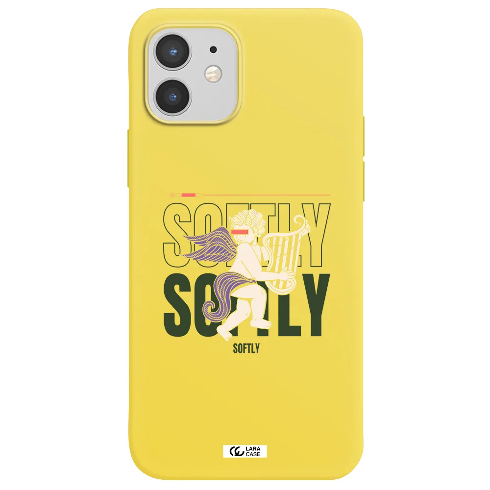 Orpheus Apple iPhone 12 mini Silicone canary yellow Case