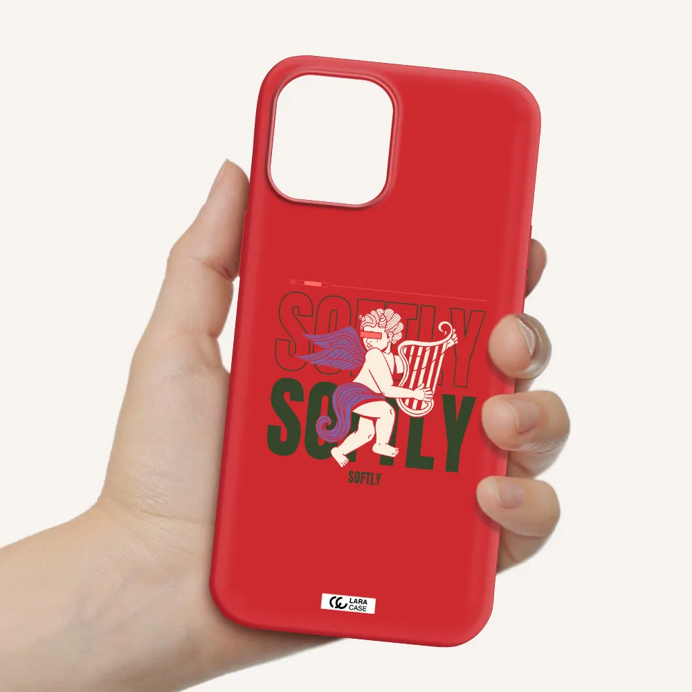 Orpheus Apple iPhone 12 pro max Silicone Imperial Red Case