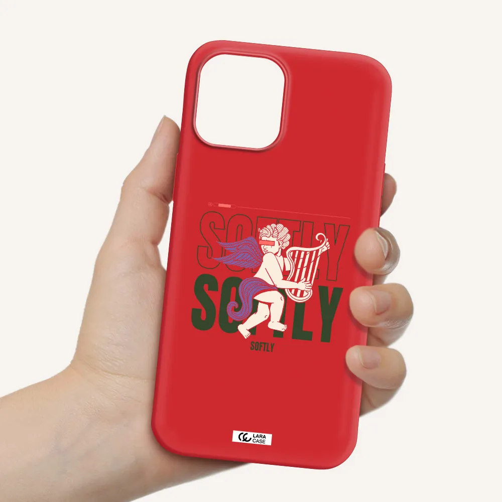 Orpheus Apple iPhone 12 pro Silicone Imperial Red Case