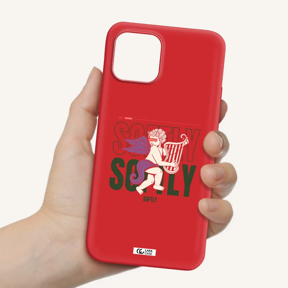 Orpheus Apple iPhone 12 Silicone Imperial Red Case