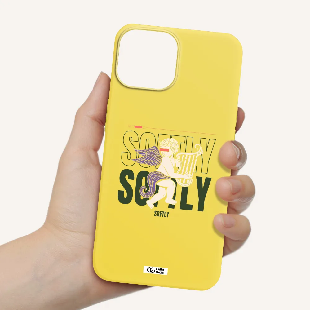 Orpheus Apple iPhone 13 mini Silicone canary yellow Case