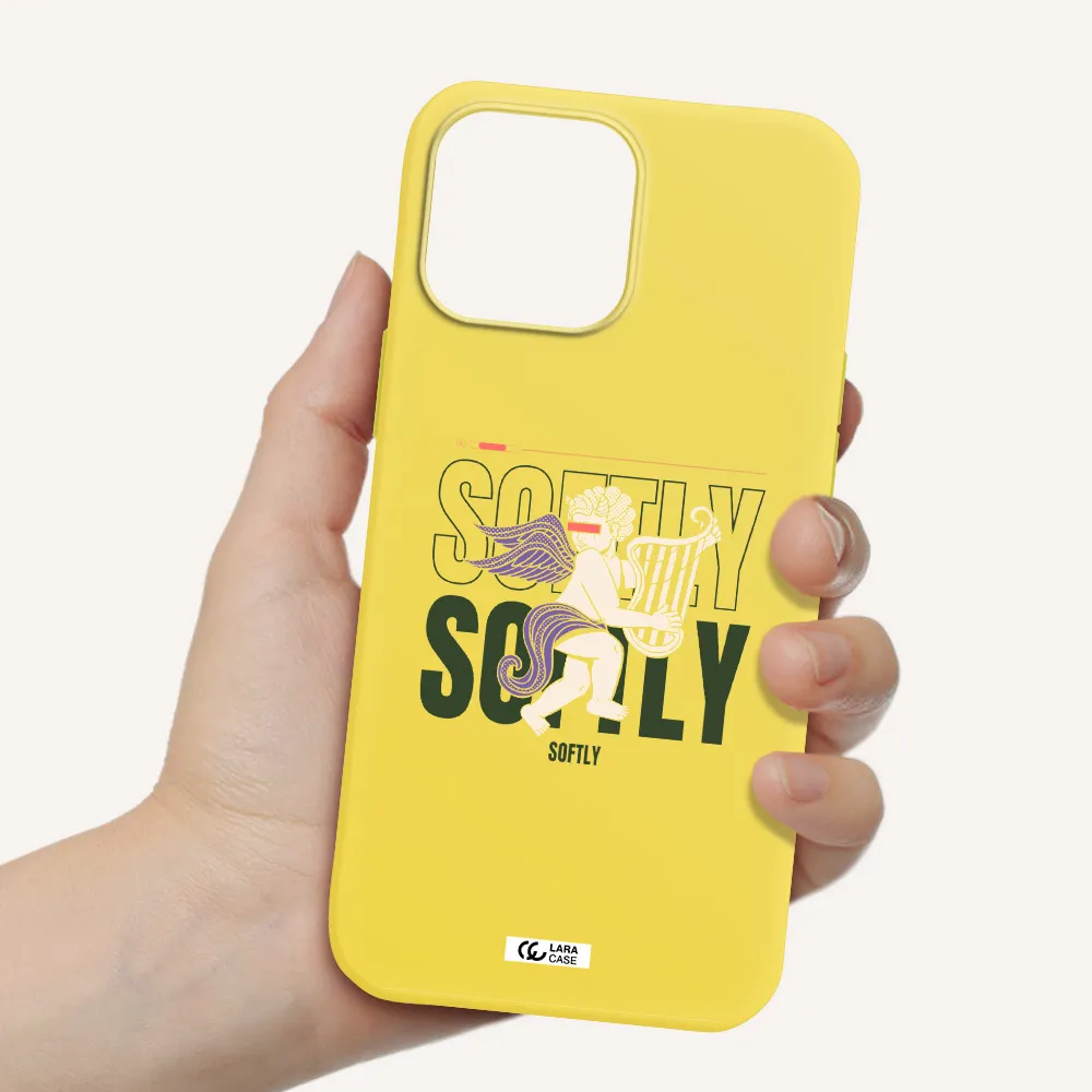 Orpheus Apple iPhone 13 Pro Max Silicone canary yellow Case