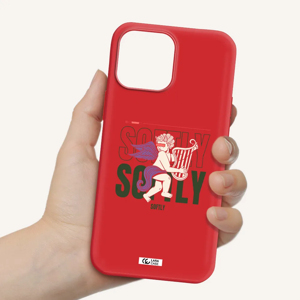 Orpheus Apple iPhone 13 Pro Max Silicone Imperial Red Case