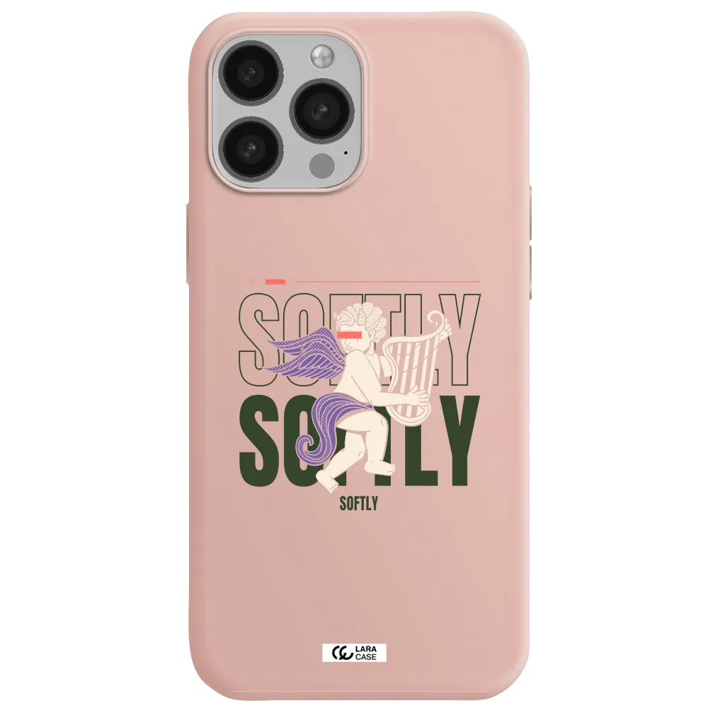 Orpheus Apple iPhone 13 Pro Max Silicone pastel pink Case