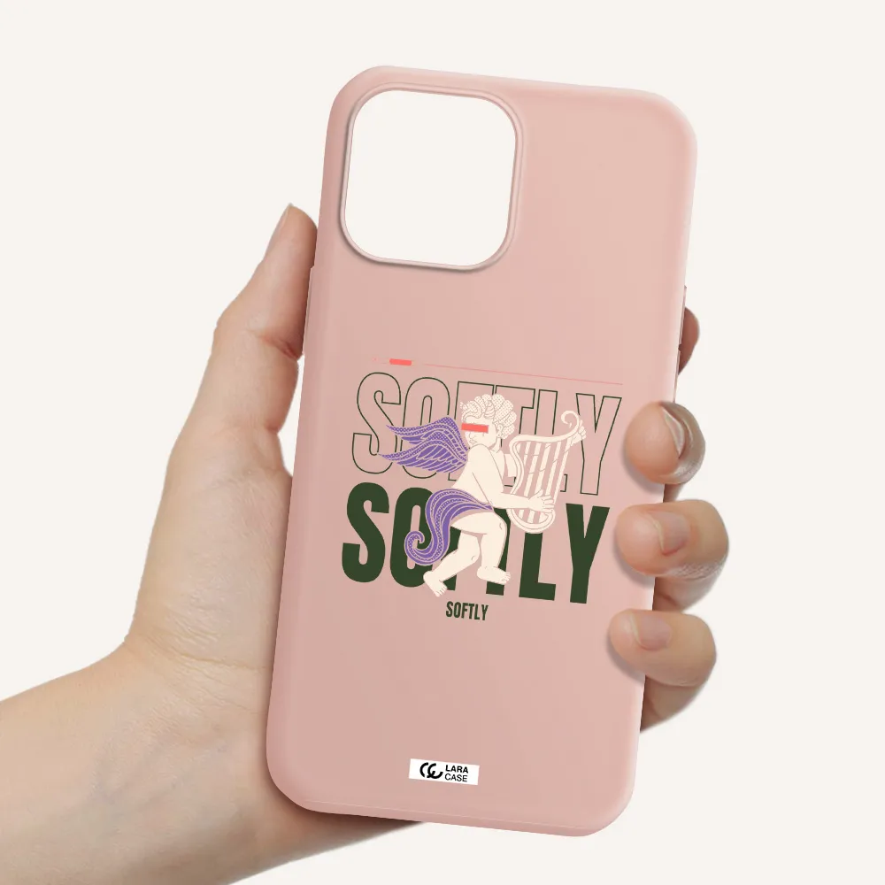 Orpheus Apple iPhone 13 Pro Silicone pastel pink Case