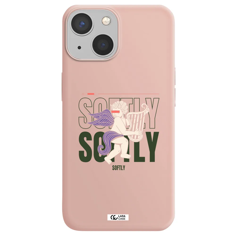 Orpheus Apple iPhone 13 Silicone pastel pink Case