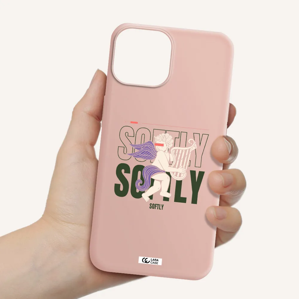 Orpheus Apple iPhone 13 Silicone pastel pink Case