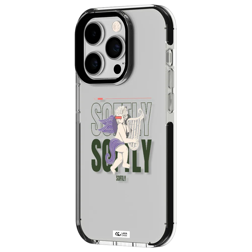 Orpheus Apple iPhone 14 pro impact black border Case