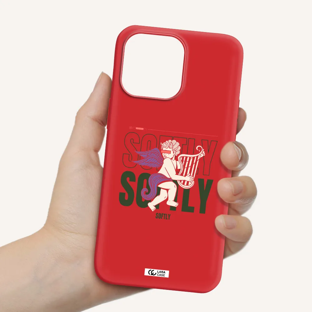 Orpheus Apple iPhone 14 pro max Silicone Imperial Red Case