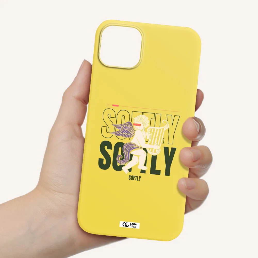 Orpheus Apple iPhone 14 Silicone canary yellow Case