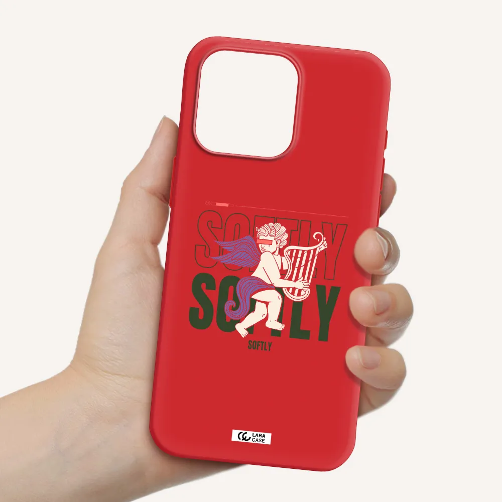 Orpheus Apple Iphone 15 Pro Max Silicone Imperial Red Case