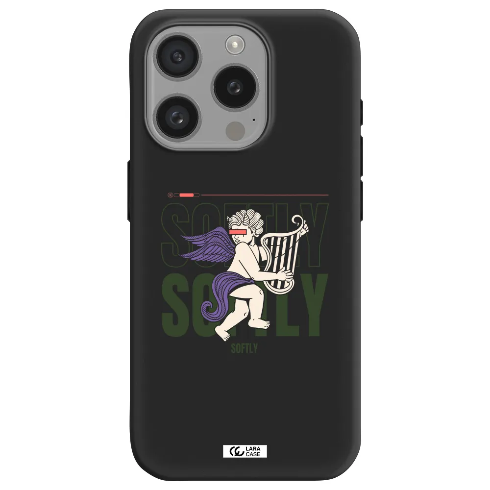 Orpheus Apple Iphone 15 Pro Silicone Black Case