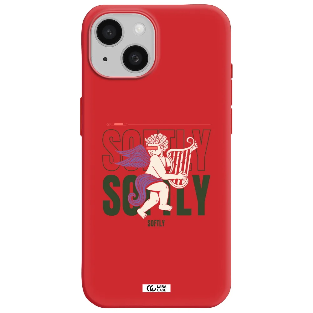 Orpheus Apple Iphone 15 Silicone Imperial Red Case