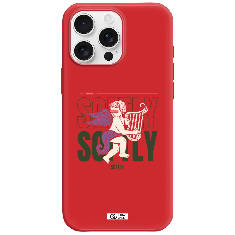 Orpheus Apple Iphone 16 Pro Max Silicone Imperial Red Case