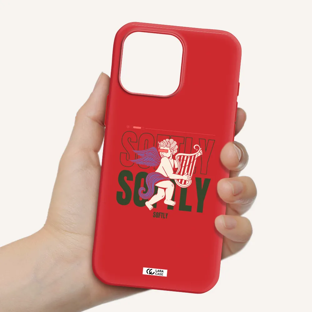 Orpheus Apple Iphone 16 Pro Max Silicone Imperial Red Case