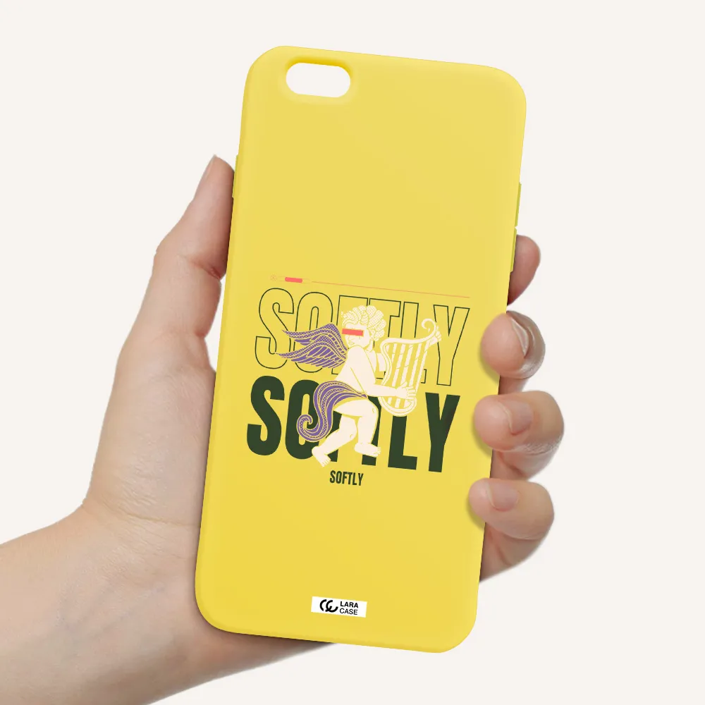Orpheus Apple iPhone 6 plus Silicone canary yellow Case