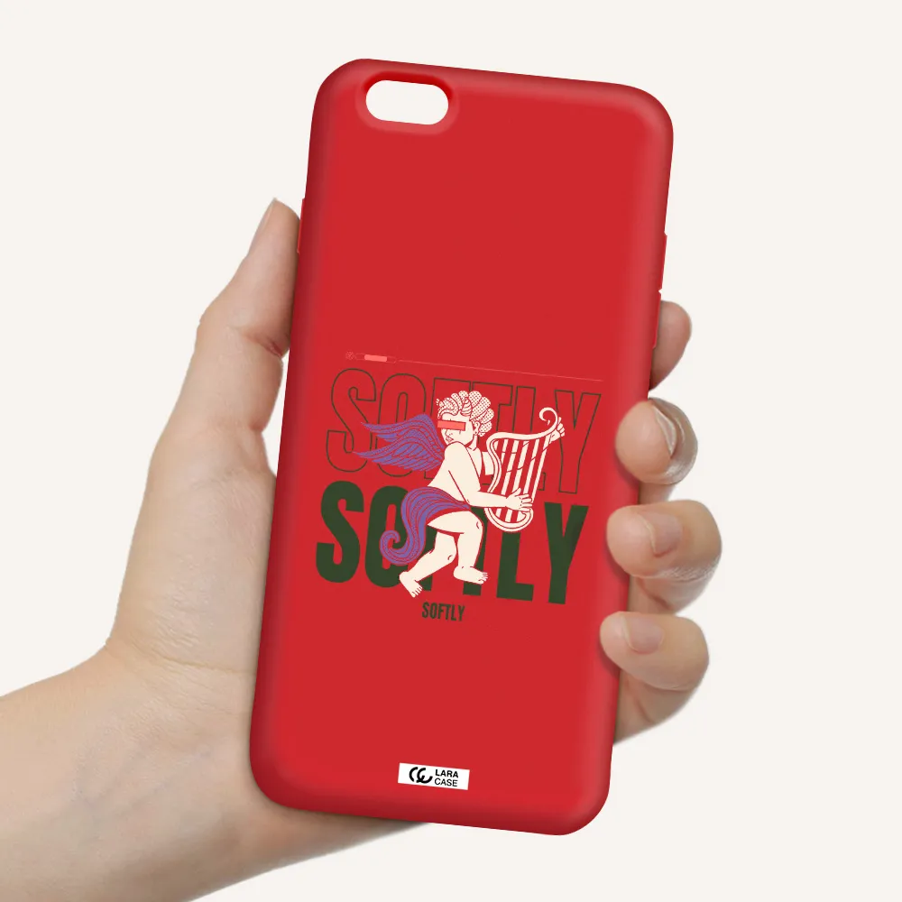 Orpheus Apple iPhone 6 plus Silicone Imperial Red Case