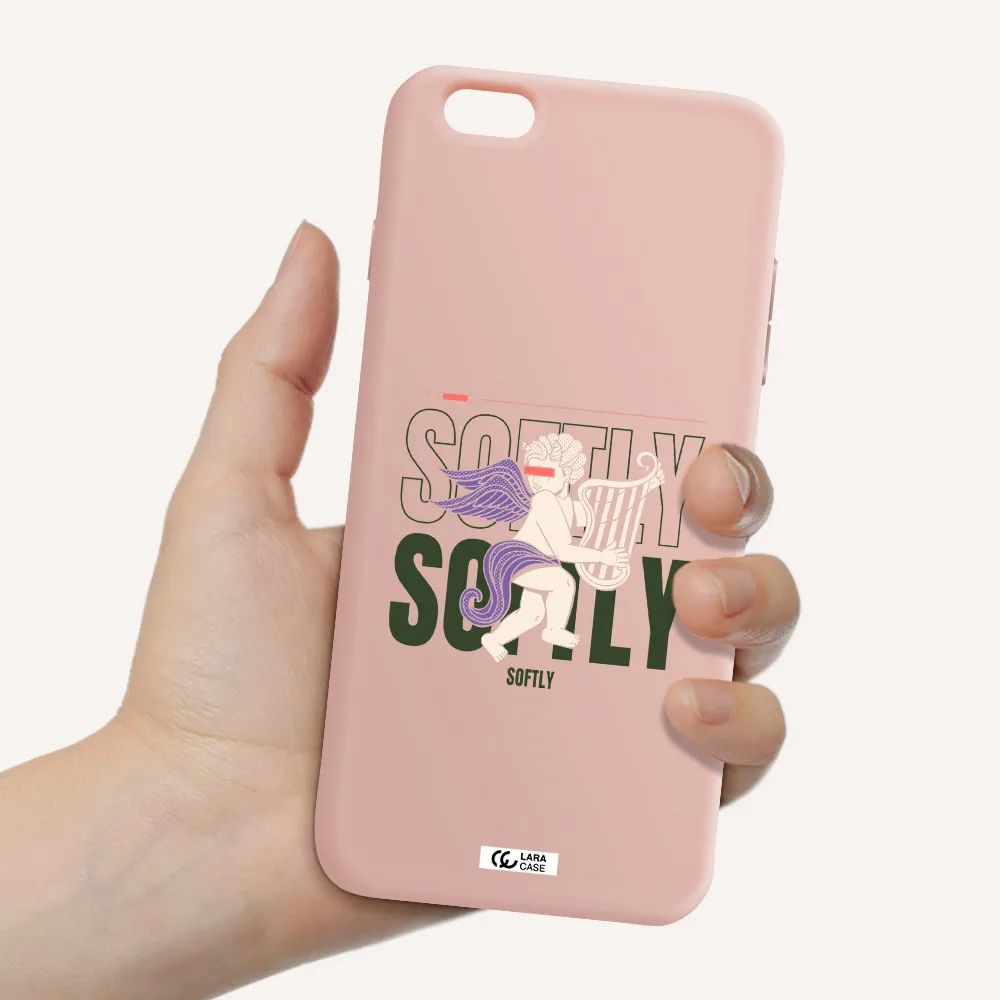 Orpheus Apple iPhone 6S Silicone pastel pink Case